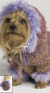 Annies Attic – Tammy Hildebrand – EAC0564 Fur-Trimmed Hoodie and Booties