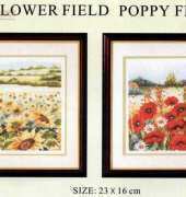 Anchor AK119 - Sunflower Field  & Anchor AK114 - Poppy Field