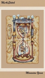 MiAxStitch - Steampunk Hourglass  by Minasyan Yana