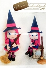 Eelz - Eelzuhtjuhs Crochet and More - Ilse Hoekstra - Brianna the Witch Doll - German