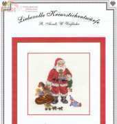 Liebevolle Kreuzstichentwürfe LKE W-01-95 - Weihnachtsmann