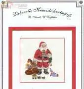 Liebevolle Kreuzstichentwürfe LKE W-01-95 - Weihnachtsmann
