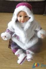 Baby doll reborn coat set claires knits
