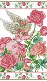 Donna Vermillion Giampa No. 127 - Rose Petal Angel