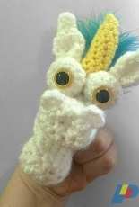 Whispered Whimsy - Unicorn Finger Puppet