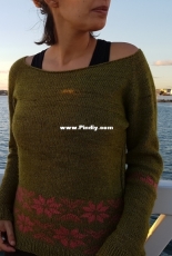 Star in the north Sweater by Luisa M-Free