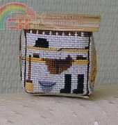 Small Town in 3D Cross Stitch - Stable