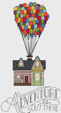 Kooky Cross Stitch - Adventure Is Out There - Free