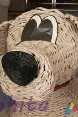 Puppy - paper wicker