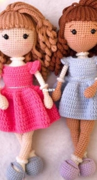 Cool amigurumi - Anny Servelin dos Santos - Nina Doll - Boneca Nina - Portuguese