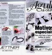 Black & white towel designs from Agulha de Ouro 97 2004.08