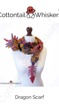 Cottontail and Whiskers - Bea King - Dragon Scarf