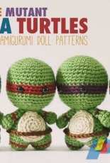 Electric Bunny Crafts- Gina Fiorito- TMNT Amigurumi Doll