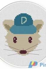 Daily Cross Stitch - Boy Mouse
