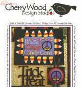 Cherry Wood Designs Studio CW-62 - Peace Love Candy Corn