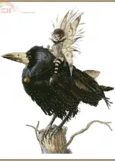 Lena Lawson Needlearts MJB-32 - The Raven Fairy / Queen XSD
