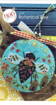 Hands On Design - hd-307 - Botanical Bee