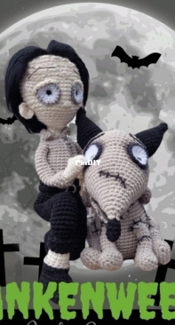 Joshii Gurumis - Frankenweenie - Spanish