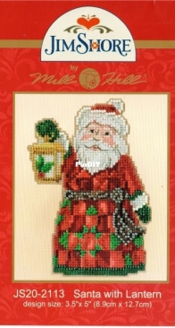 Mill Hill Jim Shore JS20-2113 Santa with Lantern