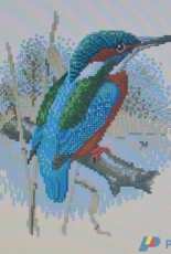 Kingfisher from Permin Kalender 1982 XSD
