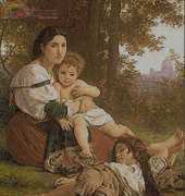 Artecy Cross Stitch - Rest by William Bougereau