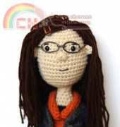 Amidorable Crochet - Jackie Laing - Amy Farrah Fowler - Free