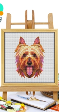 Awesome Pattern Studio - CS2139 - Mandala Silky Terrier XSD