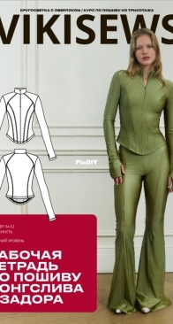 Viki Sews - Isadora Long Sleeve - рукава изадора - Sizes 34-52 - Russian