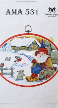 Svarta Fåret AMA 531 Atelje Margaretha  - Resting Gnome XSD