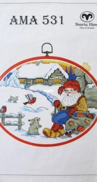 Svarta Fåret AMA 531 Atelje Margaretha  - Resting Gnome XSD