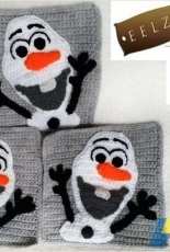 Olaf Applique -Eelz - Eelzuhtjuhs Crochet and More