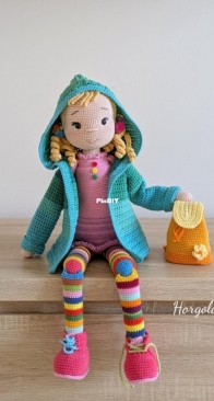 Horgoláda Design - Márta Sipos - Gigi Doll and Gigi Outfit