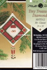 Mill Hill MHTD12 Tiny Treasured Diamond - Mr. Clause