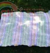 Just Plain Fun - JPF Crochet Club - Julie A Bolduc - V-Stitch Baby Blanket