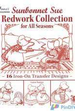 Annies Needlework - Sunbonnet Sue Redwork Collection for All Seasons - 2014
