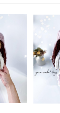 Yana Crochet Toys - Yana Dmitrieva - Яна Дмитриева - Snowball doll - Снежка - Russian