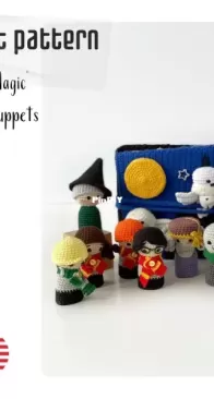 Crochet Pretty Pattern - Alina - Harry potter Quiet Book crochet pattern