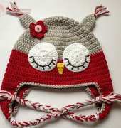 Madres Hiperactivas- Ana Artedetei- Crochet Owl Hat - Spanish