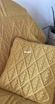 Mindful Knit Pillow by Lara Simonson - KnotEnufKnitting