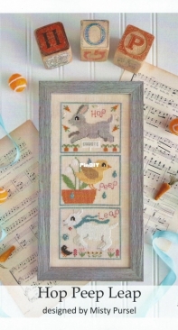 Luminous Fiber Arts - Hop Peep Leap by Misty Pursel