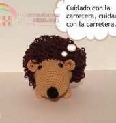 Erizo amigurumi