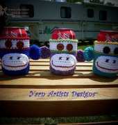 Yarn Artists Designs - Sock monkey can cozy