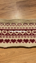 Simple Heart Cowl by Noora Marttinen-English,Finnish-Free