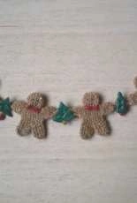 Frankies Knitted Stuff-Gingerbread Man Garland by Frankie Brown-Free
