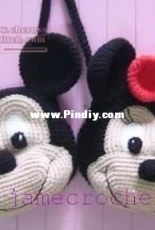 Jamecrochet - Mickey and Minnie Bag - Russian - Translated - Free