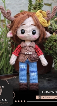 Chamal Amigurumi - Amanda Trejo - Sweet tooth Gus - Spanish