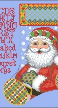 Santa Claus Stocking from The Cross Stitcher USA - December 2009 XSD