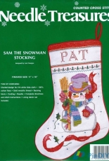 Needle Treasures 2814 Sam the Snowman Stocking