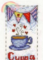 DMC BK1334 - Cuppa OClock Bookmark