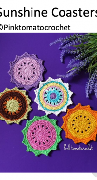 Pink Tomato Crochet - Josephine Laurin - Sunshine Coasters updated
